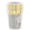 Picture of 50TH BIRTHDAY GOLD PAPER CUP 220ML - 6 PACK